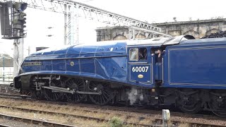 60007 Sir Nigel Gresley and a Grey Wet Visit to Carlisle 28 08 24 [upl. by Schertz207]