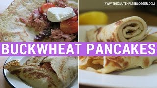 Gluten free buckwheat pancakes  Pancake Day recipe [upl. by Ainorev]