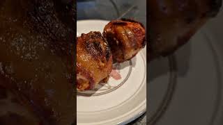 Angus beef meatballs wrapped in bacon bacon angusbeef food foodie yummy keto nz newzealand [upl. by Ainesey]