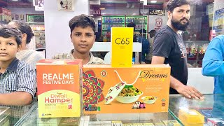 CHOTU CUSTOMER KO DIYA DIWALI KA BADA GIFT 🎁  REALME C65 5G 6128 ₹12499 realme [upl. by Enelloc560]