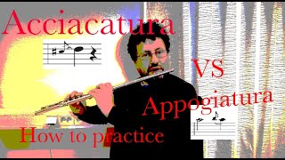 Acciacatura vs appoggiatura How to practice the needed coordination [upl. by Ariaek]