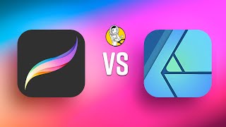 Procreate vs Affinity Designer  Which is the Best iPad Art App [upl. by Rehtaeh]