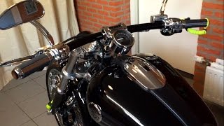 HarleyDavidson FXSB Chrom Custom Peter from Holland [upl. by Adnorrahs]