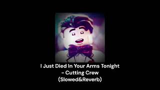 I Just Died In Your Arms Tonight  Cutting Crew SlowedampReverb [upl. by Ominoreg]