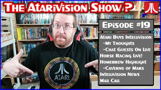 The AtariVision Show 19 Atari Buying INTV Horse Racing Live News Homebrew Highlight Mail Call [upl. by Nednil551]