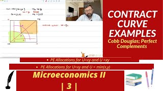 Examples of Pareto Efficiency  Numerical  Cobb Douglas Cobb Douglas  Cobb Douglas  Min  3 [upl. by Efron]