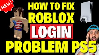 How to Fix Roblox Login Problem PS5 [upl. by Midian]