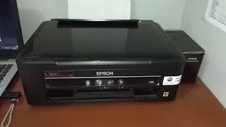 Cara Reset Printer Epson L 360 L130 L220 L310 dan L365 [upl. by Iraam]