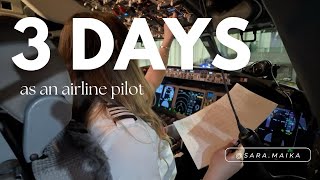 A Realistic 3 Day Trip as an Airline Pilot [upl. by Akemrehs]