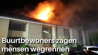 Uitslaande woningbrand in Renswoude [upl. by Hadihahs89]