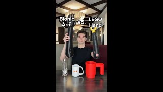 LEGO Hand vs Bionic Arm DRINKING [upl. by Pappas]