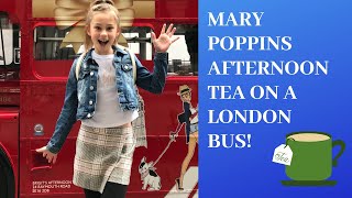 THE BEST LONDON BUS TOUR MARY POPPINS THEMED [upl. by Nosnar]