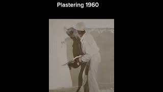 Old school lime plastering [upl. by Ailongam691]