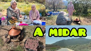 Une journée avec ma famille à Midar 🇲🇦 يوم مع اهلي بجبل ميضار المغرب morocco [upl. by Ivonne168]