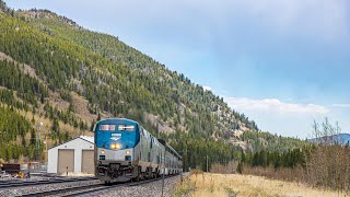 Amtrak California Zephyr at Moffat Tunnel  Quick Clips [upl. by Geof]