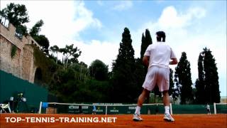 Rafael Nadal Training 2012 HD Court Level [upl. by Ailimaj]