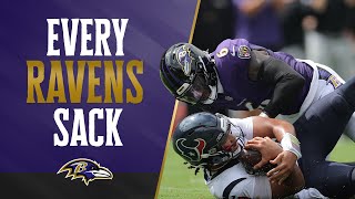 Watch Every Sack By the NFLs Sack Leaders  Baltimore Ravens [upl. by Dorelia]