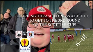 STIRLING ALBION THRASH BO’NESS ATHLETIC TO GET TO THE 3RD ROUND OF THE SCOTTISH CUP [upl. by Nylireg]