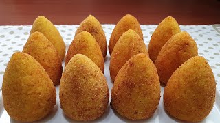 ARANCINI PERFETTI IN POCHI MINUTI METODO INFALLIBILE GOLOSI VELOCI FACILI  ITALIAN RICE BALLS [upl. by Esiuqram]