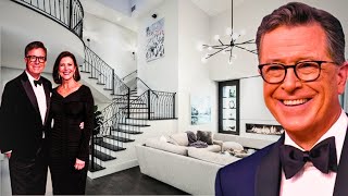 Stephen Colbert New Jersey HOUSE TOUR Wife 3children amp Net Worth [upl. by Oswell]