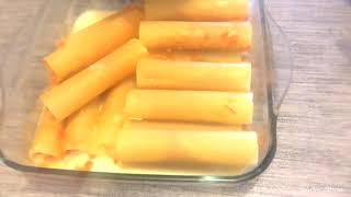 طبق كنيلوني بصلصة مورني الشهي مرافقة مع عصير منعشrecette cannelloni au sauce mornay [upl. by Yentiw]