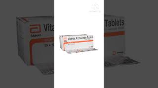 Vitamin A chewable tabletsvitamin vitamindeficiency trending medicine doctor vitaminas [upl. by Aleacin]