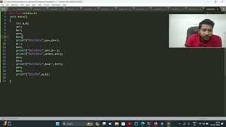 Unary Operator  Post Increment amp Decrement  Lecture17  Part 2 operator cprogramming code 369 [upl. by Aitnohs]