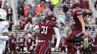 Fordham University Kicker Brandon Peskin Game Winning 45 yard field goal [upl. by Seymour]