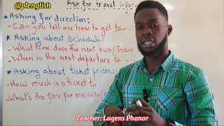 Kesyon Wap Bezwen Poze Lè Wap Vwayaje  Ask for Travel Information Plenglish [upl. by Bond]