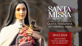 SANTA MISSA VOTIVA A SANTA TERESINHA  PadreManzottiOficial [upl. by Aneda]