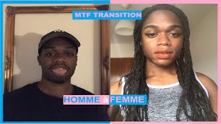 TRANSGENRE FR  Male to Female  MTF TRANSITION TIMELINE FRANCE [upl. by Ojoj]