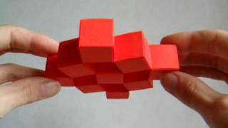 papercraft  moving cubes  dutchpapergirl [upl. by Etterual299]