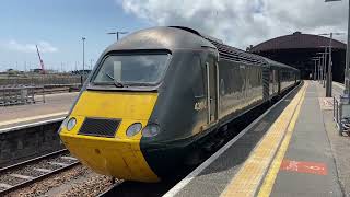 Castle Class HST departs Penzance [upl. by Fital]