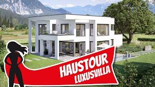 Luxusvilla Haustour mit perfekter Balance aus Design und Funktion von Weberhaus  Hausbau Helden [upl. by Flanagan792]