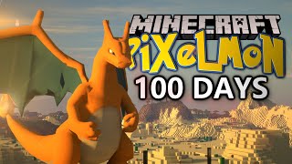 I Spent 100 DAYS In Minecraft Pokémon This Is What Happened [upl. by Adnohsak]