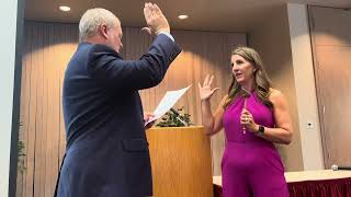 Criminal Defense Attorney Cara Tangara being sworn into office as Utah State Bar President [upl. by Aihsotan]