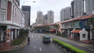 Singapore riding bus 80 from Sengkang to Harbourfront 89  Sony a6000 SEL18200 [upl. by Nanaj]