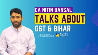 CA Nitin Bansal Studio Interview at Amity School of Communication I Amity University Patna I [upl. by Reppep615]