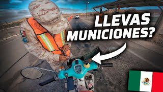 LA POLICIA DE MEXICO ME PARA PENSANDO QUE LLEVO MUNICIONES😱👀  BAJA CALIFORNIA🇲🇽 [upl. by Ycart]