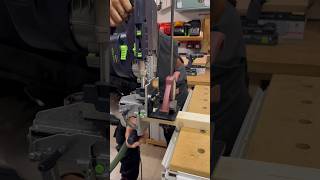 Festool Domino XL DF700 💚 woodworking howto festool festooldomino tools carpenter woodwork [upl. by Ketty]