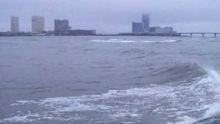 Brigantine NJ Absecon Inlet Fly fishing [upl. by Drehcir141]