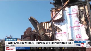 2 families are now in hotels after a fire destroyed their homes [upl. by Arved]