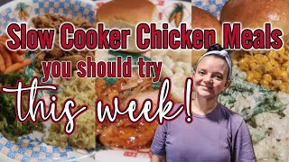 3 Super Simple CROCKPOT Chicken Meals to Save You Time During the Holiday Season [upl. by Helaine10]