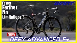 All New Giant Defy Advanced E  Lightweight Road ebike with SyncDrive move plus motor [upl. by Magen]