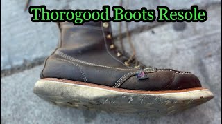 Thorogood Work Boots Resole [upl. by Giselbert]