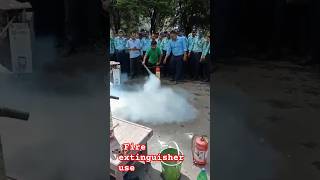 Fire extinguisher use 🔥🚒🧯🧯shorts trending viralvideo fireworks fire  firefighterfireforce [upl. by Yllatan]