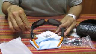 Gafas de sol con cámara grabadora de vídeo digital Modelo HD1080P Unboxing GearBest [upl. by Retse849]