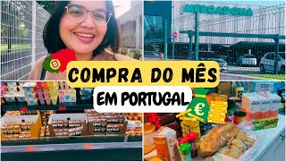 NOSSA COMPRA DO MÊS EM PORTUGAL 🇵🇹 2024  MERCADONA 🛒💶 [upl. by Eninaj]