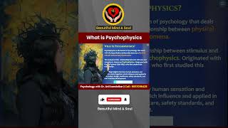 What is Psychophysics news educationnews mpsc clinicalpsychology upsc upscexam mpscmaterial [upl. by Mosera]