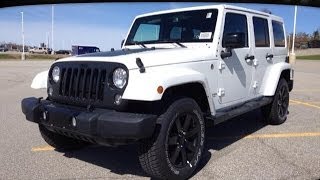 2014 White Jeep Wrangler Altitude Newmarket Ontario  MacIver Dodge Jeep [upl. by Alexandros680]